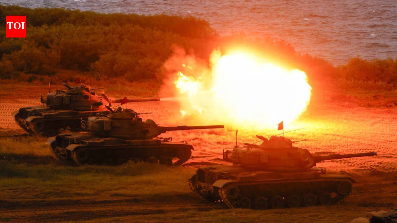 Taiwan rehearses Chinese invasion with live-fire drills, mobile internet slowdown