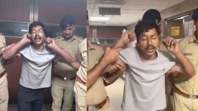 ‘Ek baar maaf kardo’: Ahmedabad rape accused seen limping, repeatedly pleading for forgiveness in video