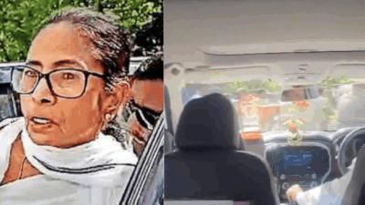 Stones, slippers, mud: What happened when Mamata’s SUV was surrounded in West Bengal
