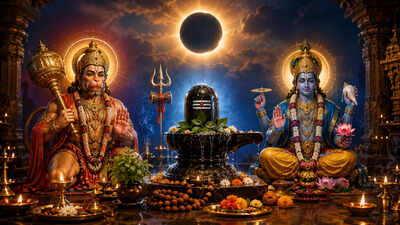 Surya Grahan on August 12, 2026: Rahu-Ketu energy active? Must-do Hanuman, Shiva, and Vishnu remedies to protect your mind & family