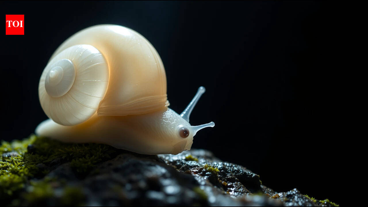 China’s first freshwater cave snail in a dark mountain cave