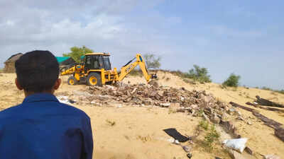 11 illegal textile washing and dyeing units demolished in Rajasthan's Balotra