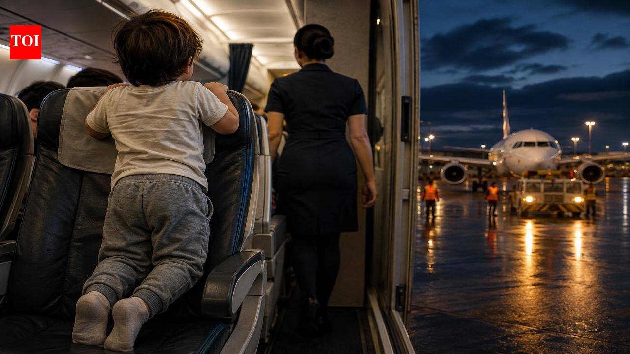 A young child could not be safely secured on a flight from Victoria to Toronto; the aircraft turned back and left passengers stranded overnight in British Columbia | - The Times of India