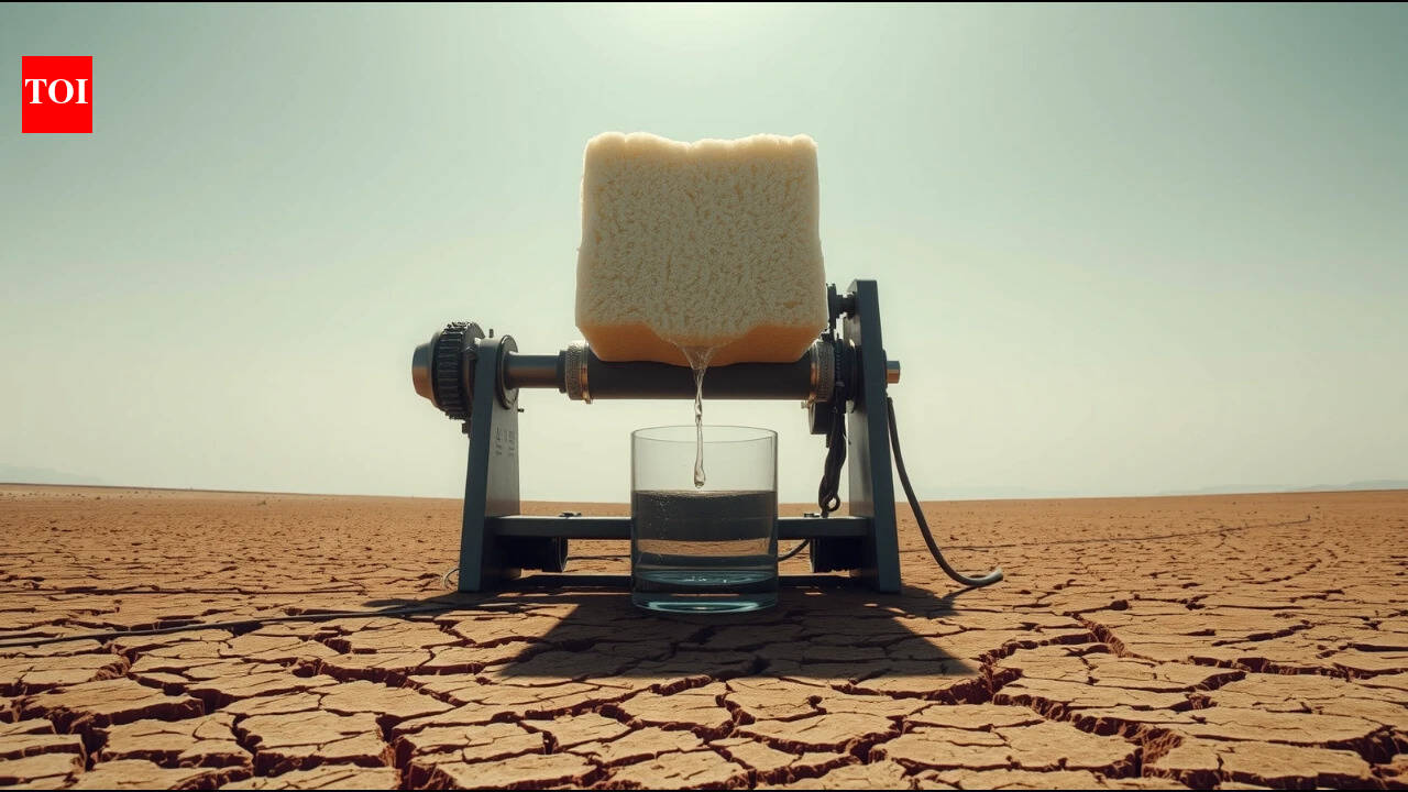 German scientists made a sponge-like material that pulls drinking water from air