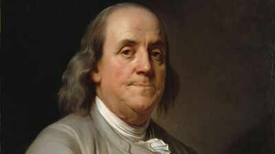 Quote of the day by Benjamin Franklin: "What is more valuable than gold? Diamonds. Than diamonds? Virtue."