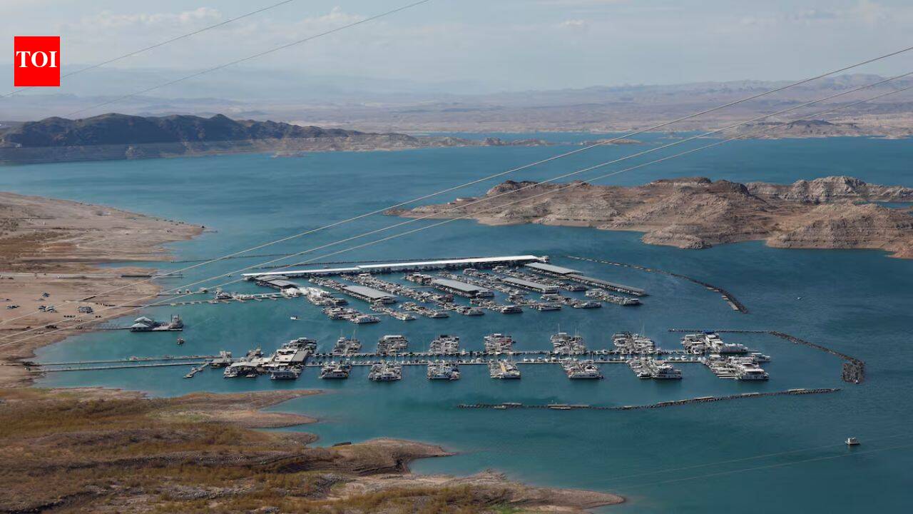 Lake Mead's falling water levels are revealing a US ghost town submerged by its waters 90 years ago