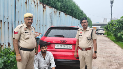 Drunk Audi driver hits bike, then crashes into car in Gurgaon, arrested