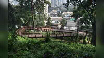 BMC proposes Rs 42 crore retaining wall work below elevated nature walkway in Kamla Nehru Park