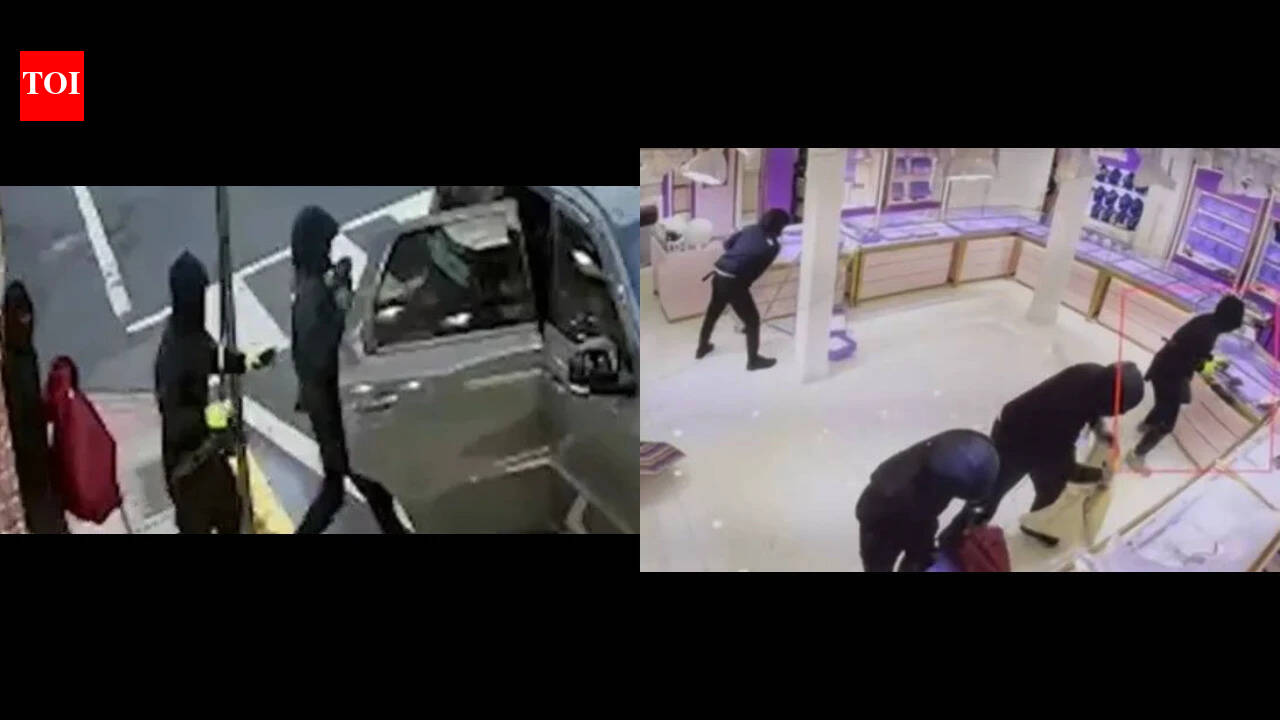 Smash-and-grab jewelry heist at Indian store on New Jersey: Valuables worth $1 million stolen in 1 minute