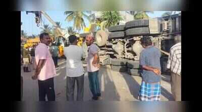 Truck crashes into house in Bengaluru