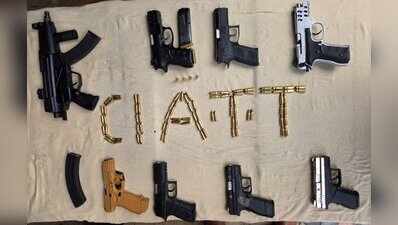 Cross border drug, arms, networks busted in Asr ahead of I-Day; 10 pistols, 1 kg heroin seized