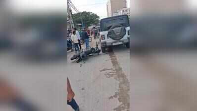 Drunk driver rams bike, kills mason near Kondapur RTO