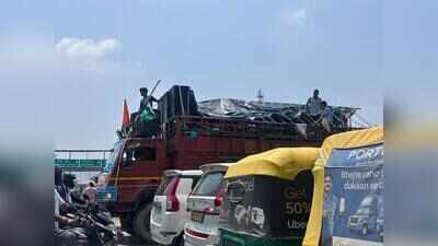 Audi driver arrested after multi-vehicle crash injures kanwariya on Dwarka eway