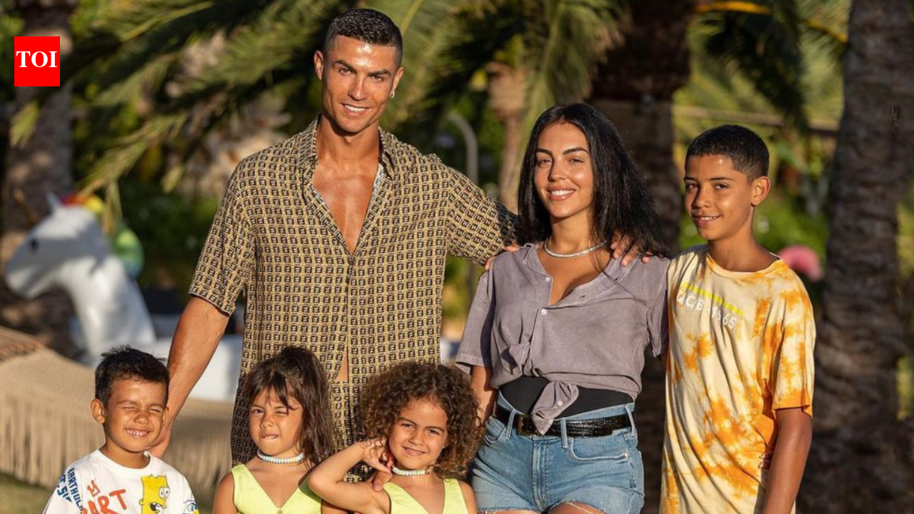 “I put on videos of children who don’t have food”: Cristiano Ronaldo’s fiancée Georgina Rodríguez’s controversial parenting remarks spark outrage | International Sports News - The Times of India