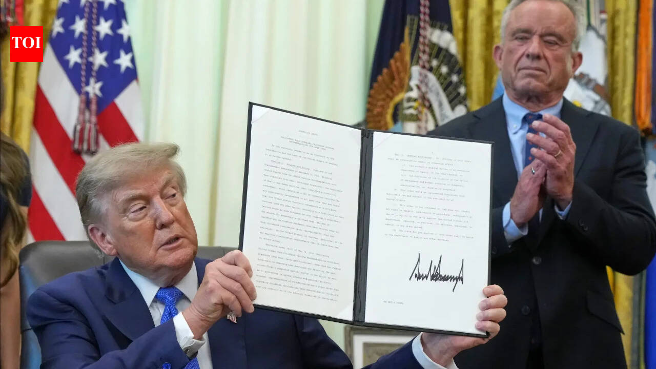 ‘We’re reducing them’: Trump’s sweeping new US childhood vaccine order