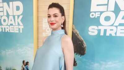 Anne Hathaway hilariously addresses bizarre rumours of fake pregnancy: ‘Fake hair, real bump'