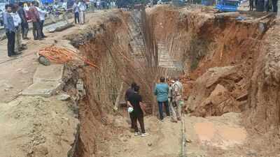 2 workers killed after mud caves in at underpass construction site in Bengaluru
