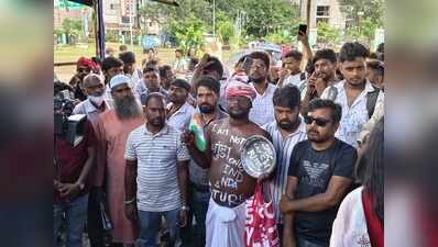 Aspirants stay put at epicentre as protest enters Day 18