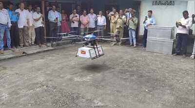 Mail takes off as Assam’s 1st drone postal service starts in Hajo