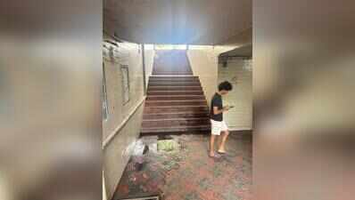 Leaky walls, stench, dim lights greet pedestrians at Anna Salai subway