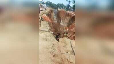 2 workers die as mud wall at BDA underpass site caves in