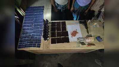 Drugs, fake notes & air gun seized in Dhubri, 1 held