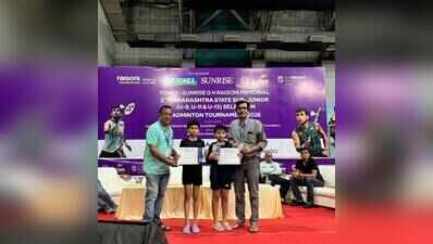 Young Nagpur shuttlers shine in Amravati state badminton meet