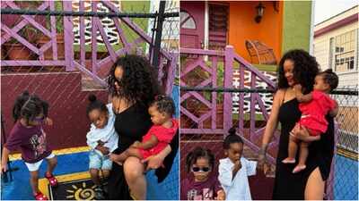 Rihanna takes children to childhood home in Barbados; RZA, Riot and Rocki visit 'Rihanna Drive'