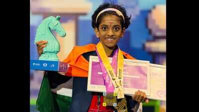 10 Wins, 1 Draw, 0 Losses: How 11-Year-Old Sharvaanica AS moved up an age group and conquered the chess world again as a FIDE Woman Candidate Master
