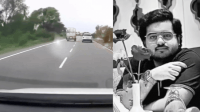 'Crashed at 120kmph': Dashcam footage challenges account that Abaan Ahmed's SUV swerved to avoid animal