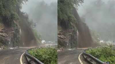 Fresh landslide on Mussoorie-Dehradun road triggers Several-km-long traffic jams