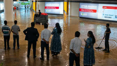 Noida airport waterlogging: SP chief Akhilesh asks ‘will boats now operate?’, BJP says opposition 'sees only potholes'