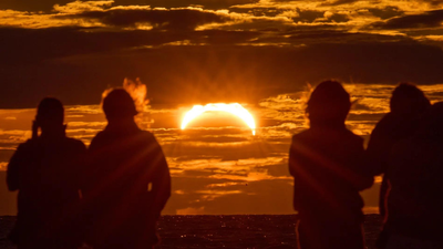 Moon meets Sun: Millions witness rare solar eclipse as UK sees 90% coverage across Europe