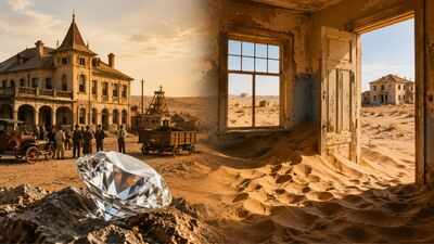 In 1908, diamonds brought sudden wealth to Namibia’s desert. By 1956, Kolmanskop had become a ghost town