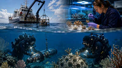 In 2010, Deepwater Horizon damaged deep-sea coral habitats; 16 years later, NOAA divers are planting lab-grown colonies to help rebuild them