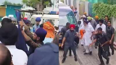 Sukhbir Badal attacked with kirpan at Nanded gurdwara, cop injured while foiling assault: How it unfolded