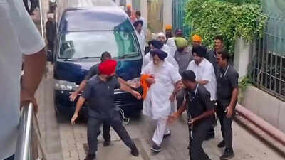 2 attacks at 2 shrines: How did attackers get near Sukhbir Badal despite Z-plus security cover