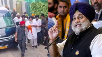 Sukhbir Badal 'fine' and in 'Chardi Kala', says SAD after kirpan attack at Nanded gurdwara