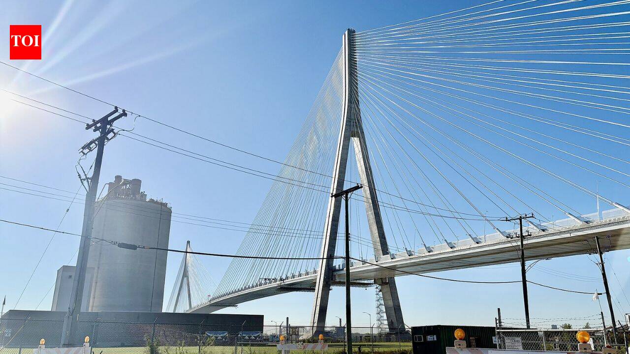 North America’s longest cable-stayed bridge is now open with a massive 853-metre crossing