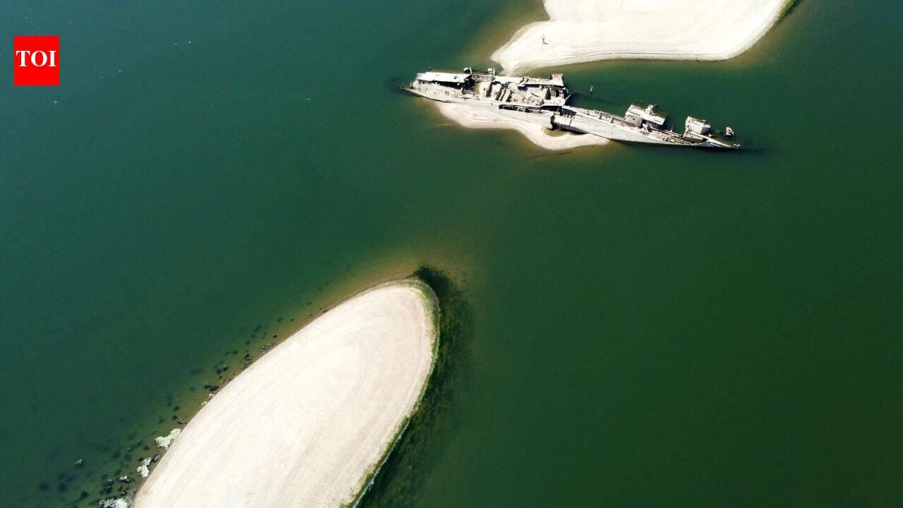 Danube River reveals Nazi warships hidden underwater for 80 years
