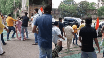 Dhanbad BJP Tiranga Yatra marred by scuffle between party workers; video goes viral