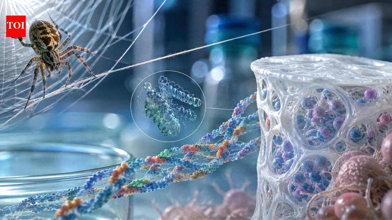 Scientists are recreating spider silk proteins to develop materials for drug delivery and tissue repair