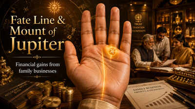 How your Fate Line and Mount of Jupiter show financial gains from family businesses - Palmistry Guide