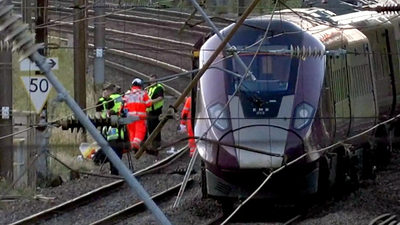 Passenger train derails, flips on side near UK's Lewes; rail routes disrupted