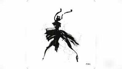 When brush strokes turn dance into calligraphy