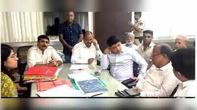Vijai, Patkar lead Velsao residents to collector over railway issue