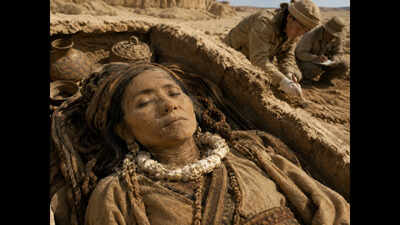 A mysterious white substance sat beside Chinese mummies for 3,600 years; DNA analysis traced it to ancient kefir-like cheese