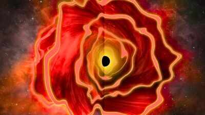 Astronomers discover a possible ‘black hole star’ in the early Universe, with a supermassive black hole hidden inside dense gas