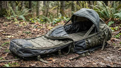 Australian-designed backpack uses insulation and weatherproof materials to create an emergency bed for people experiencing homelessness