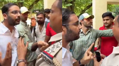 ‘Don’t play politics with me’: CJP’s Ashutosh Ranka confronts Rajasthan cop, cites Dharmendra Pradhan’s ouster